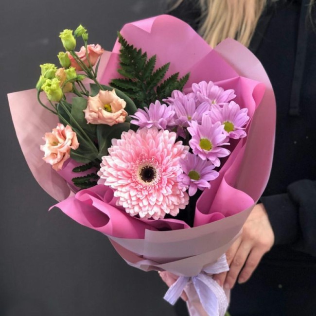 Букет цветов "Теплые краски" Букет цветов "Теплые краски"